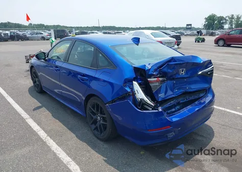 2022 Honda Civic Sport z USA, uszkodzony, nr VIN 2HGFE2F57NH553386